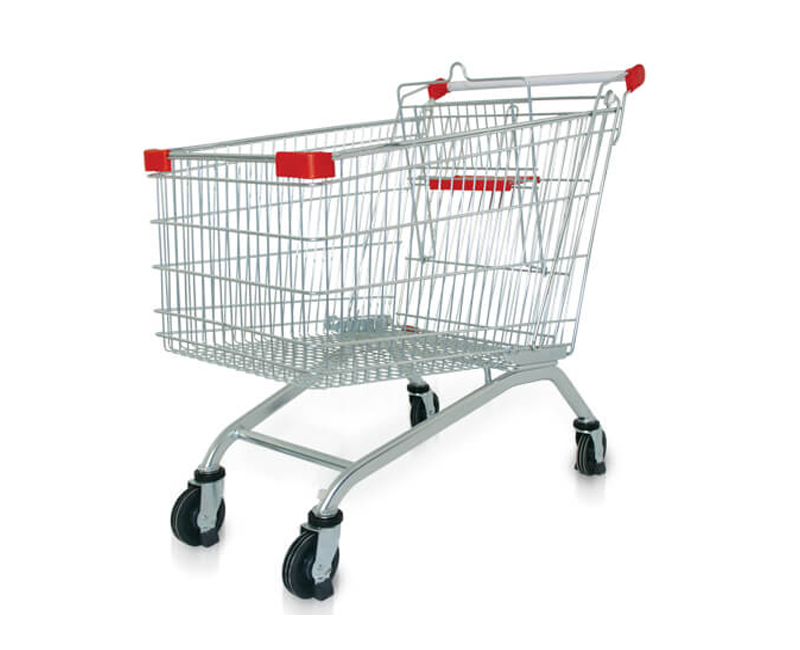 Metal Shopping Cart 120L